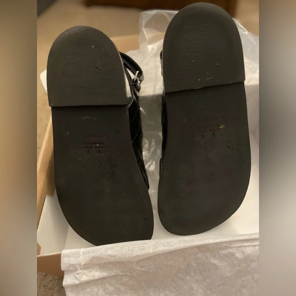 Chunky Leather Sandals - Picture 12 of 13